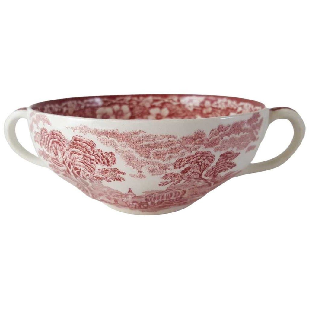 [458119060] Suppentasse Enoch Wedgwood Woodland Rot Bild 2