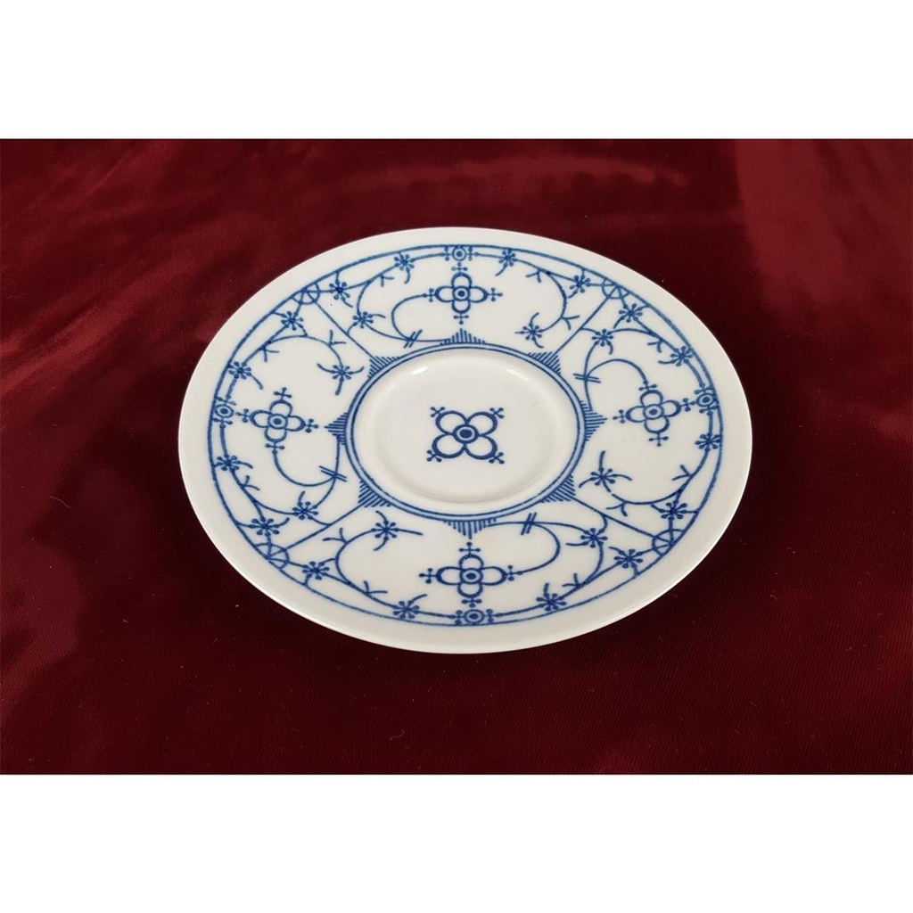[458119076] Untertasse für Kaffee 14,7 cm Bareuther Indisch Blau Strohblume Bild 2