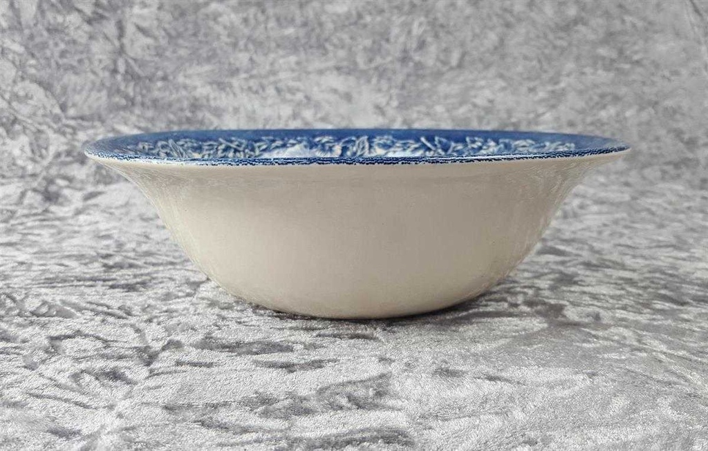 [458119077] Dessertschale 16,2 cm English Ironstone Tableware (EIT) EIT England Morning Glories On Rim Blau gebraucht - gut Bild 3
