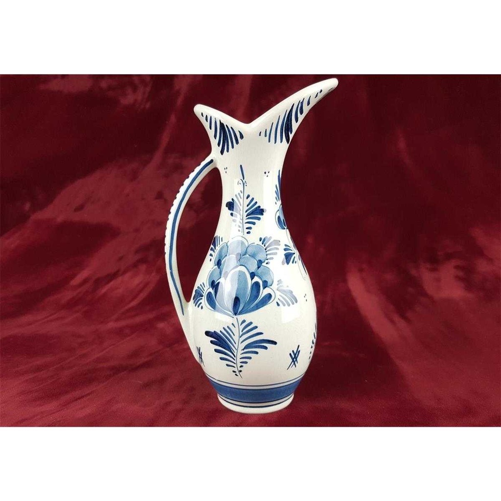 [458119083] Vase handgemalt 19,9 cm Delfts Blauw Blumenmuster gebraucht - gut Bild 4