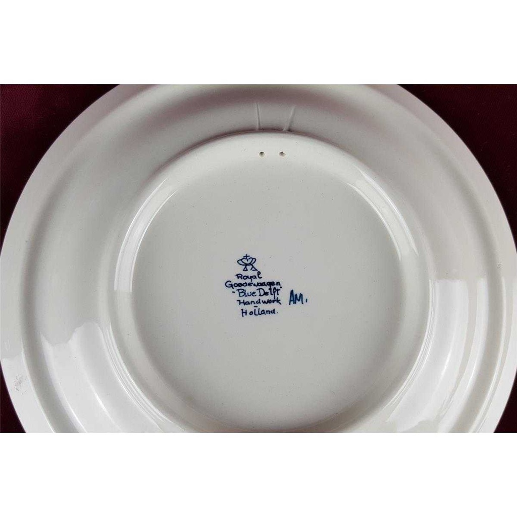 [458119087] Wandteller Royal Goedewaagen Blue Delft gebraucht - sehr gut Bild 3