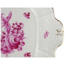 [458119090] Schale Coupe /Sandwichplatte Sandwichplatte Herend Ungarn Bouquet de Tulipe Purpur gebraucht - gut Bild 2
