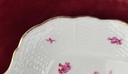 [458119090] Schale Coupe /Sandwichplatte Sandwichplatte Herend Ungarn Bouquet de Tulipe Purpur gebraucht - gut Bild 3