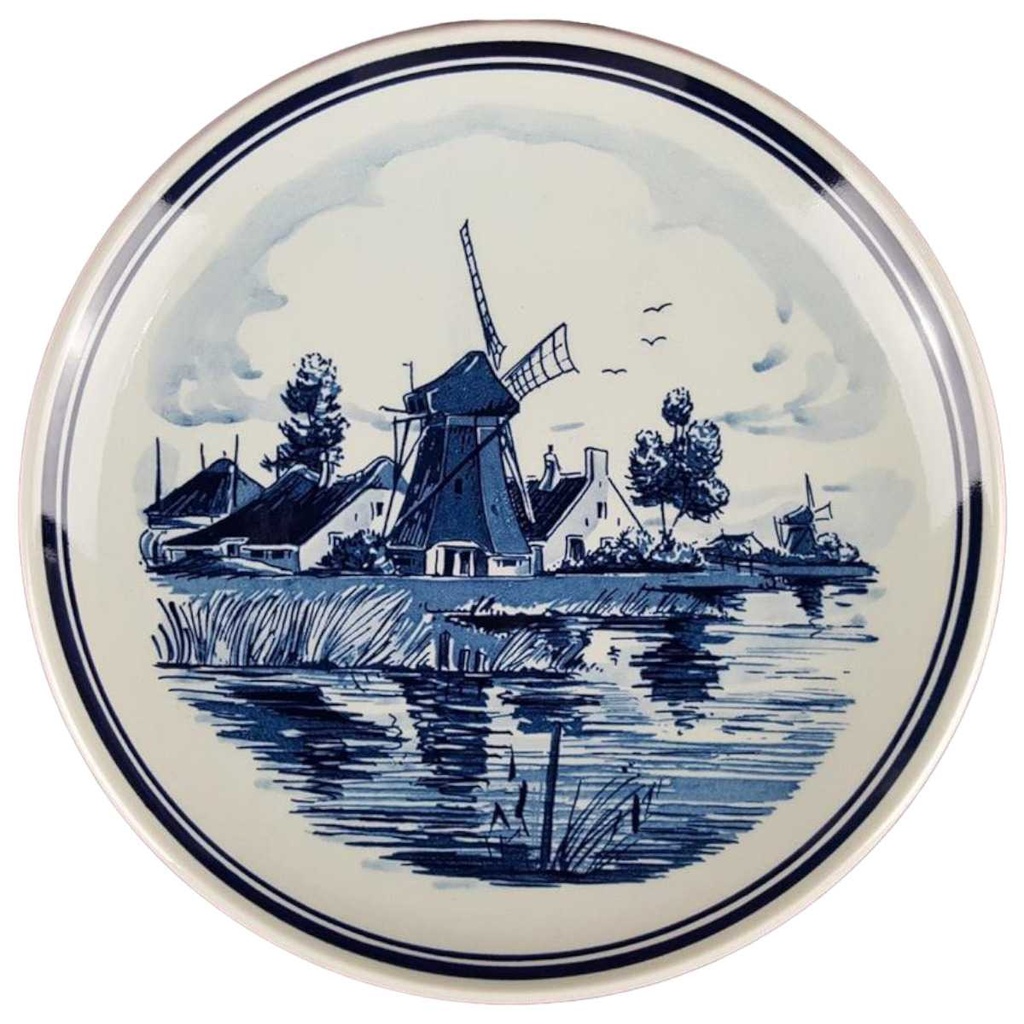 [458119097] Wandteller Koninklijke Goedewaagen Blauw Delfts Blau gebraucht - gut Bild 2