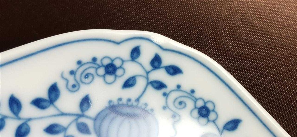 [4581191] Coupe /Sandwichplatte mini Hutschenreuther Maria Theresia Zwiebelmuster I. Wahl gebraucht - gut Bild 3