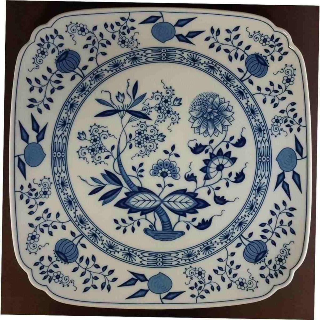 [4581191] Coupe /Sandwichplatte mini Hutschenreuther Maria Theresia Zwiebelmuster I. Wahl gebraucht - gut Bild 5