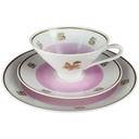 [458119107] Kaffeegedeck Kaffeeset Komplett Goldrand 3tlg Lichte Porzellan gebraucht - gut Bild 2