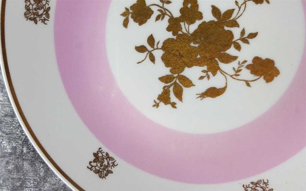 [458119107] Kaffeegedeck Kaffeeset Komplett Goldrand 3tlg Lichte Porzellan gebraucht - gut Bild 6