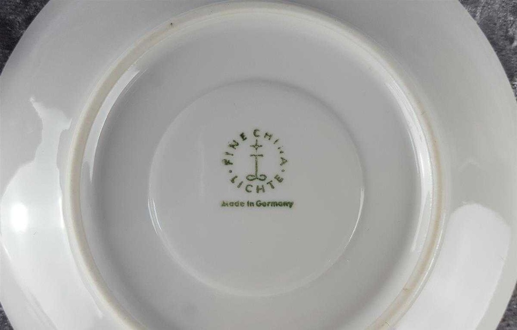 [458119107] Kaffeegedeck Kaffeeset Komplett Goldrand 3tlg Lichte Porzellan gebraucht - gut Bild 10