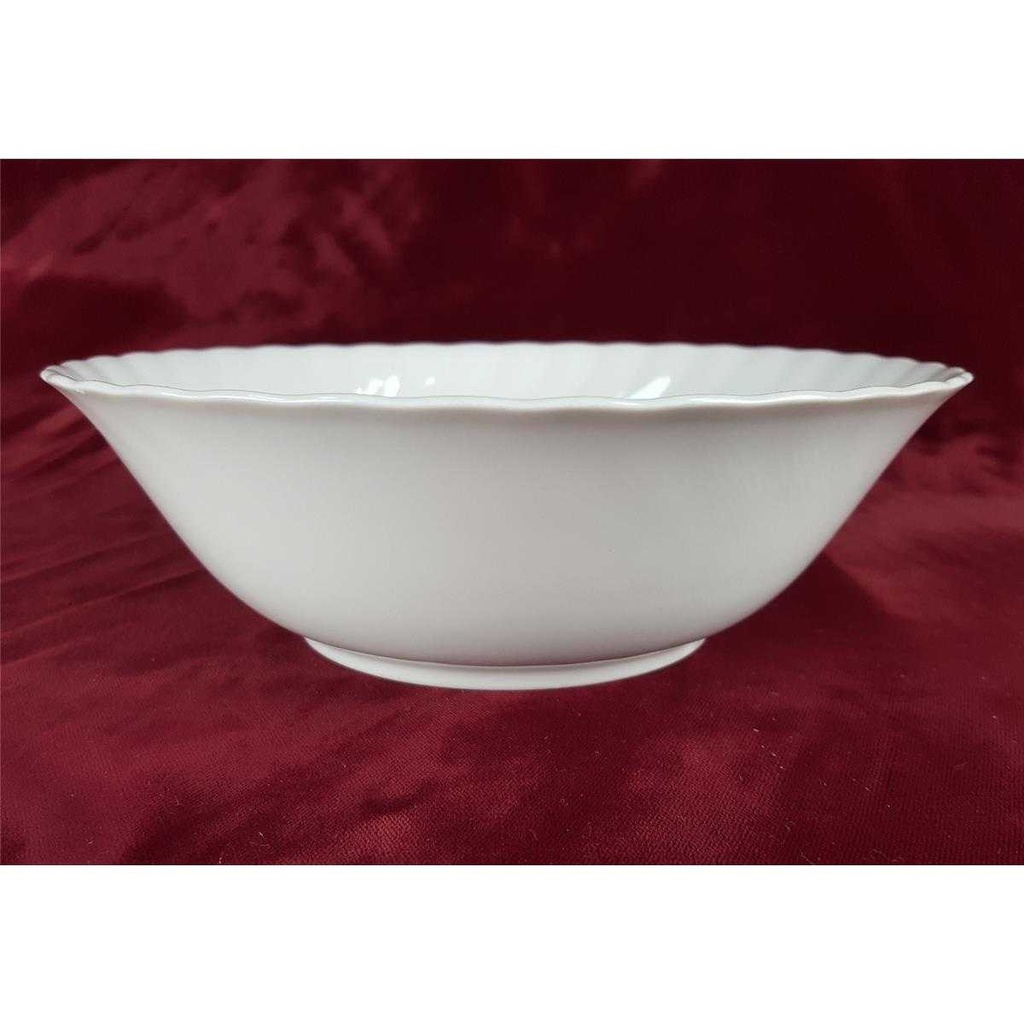 [458119109] Servierschüssel 20 cm Seltmann Weiden Regina Weiß gebraucht - gut Bild 4