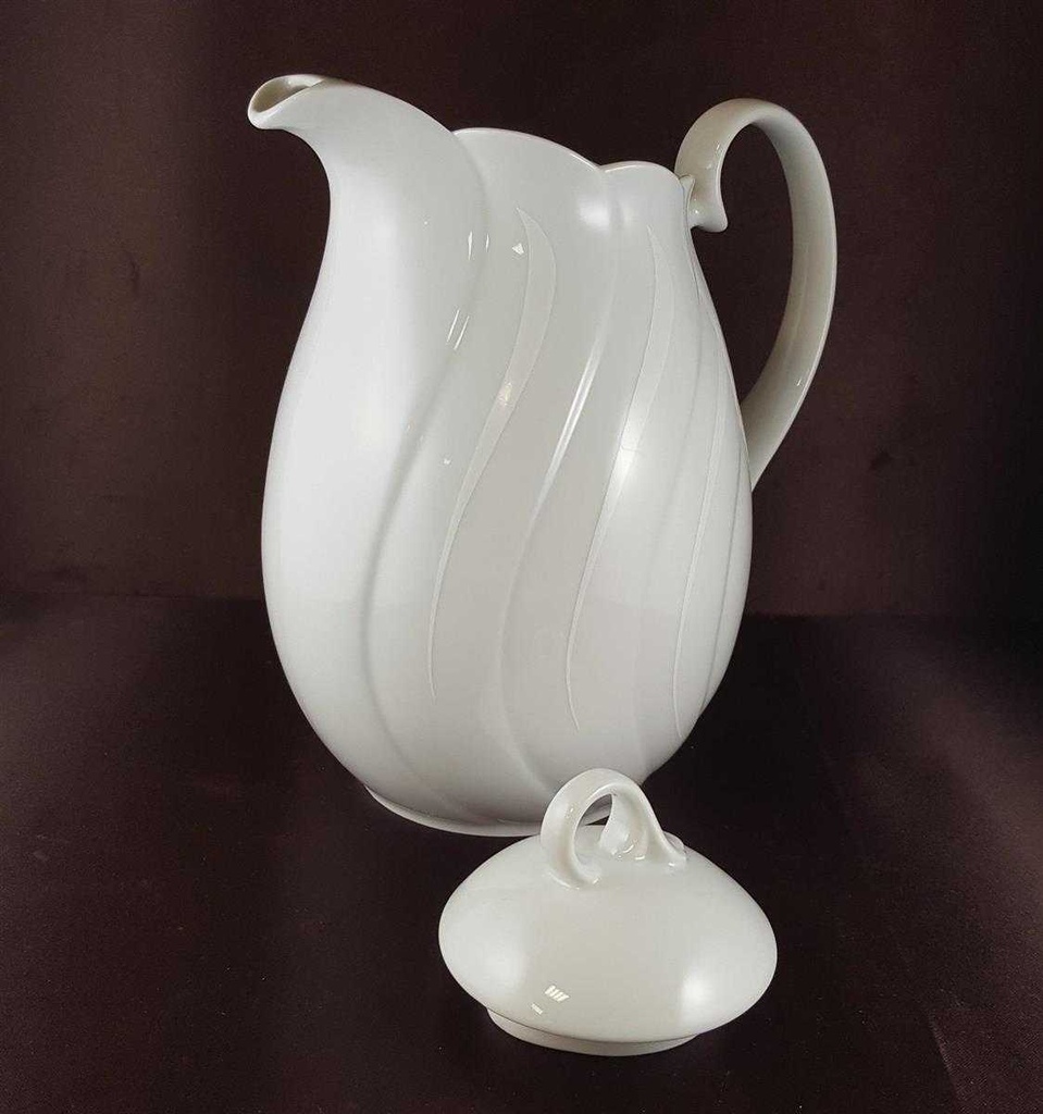 [2118828] Kaffeekanne Kanne 1,5 L Seltmann Weiden Helena Weiße Welle Weiß gebraucht - neuwertig Bild 5