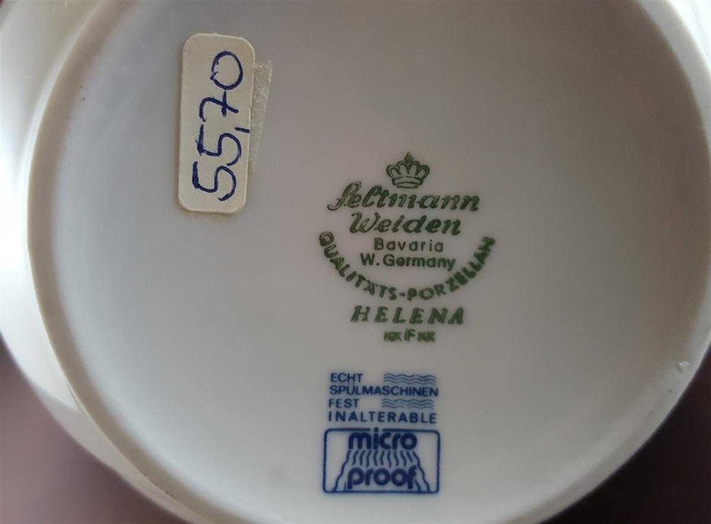 [2118828] Kaffeekanne Kanne 1,5 L Seltmann Weiden Helena Weiße Welle Weiß gebraucht - neuwertig Bild 6