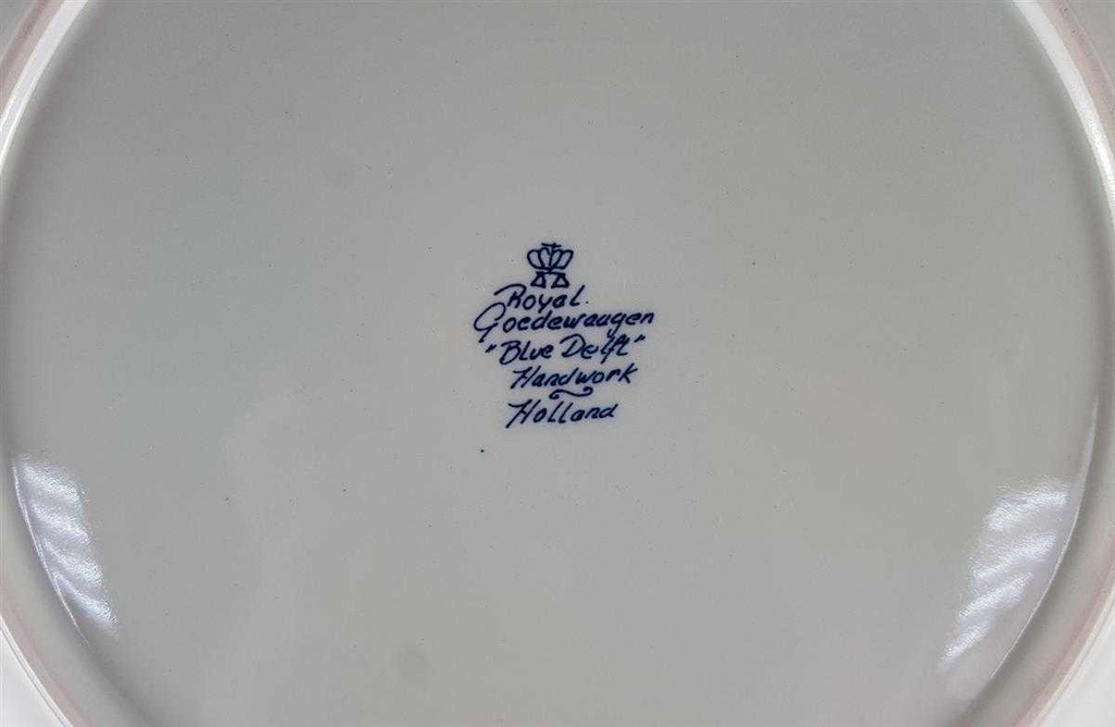 [458119113] Servierplatte Royal Goedewaagen Blue Delft gebraucht - sehr gut Bild 4