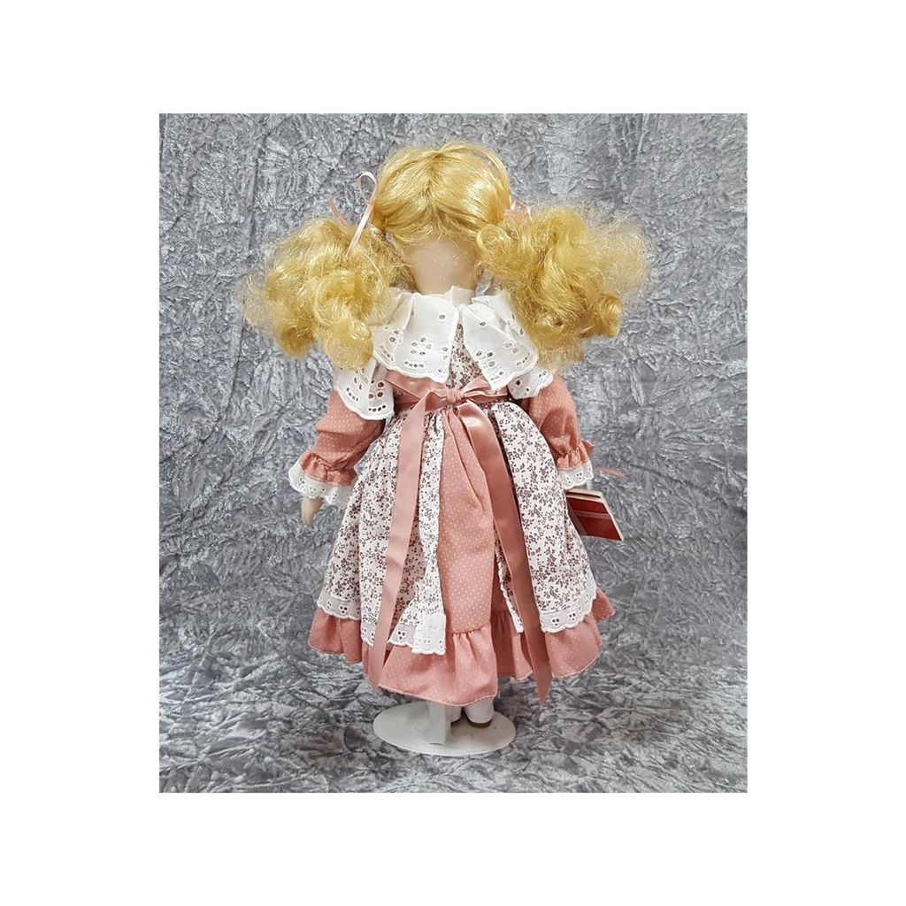[458119121] Puppe Porzellanpuppe Sammlerpuppe 45 cm Gilde Handwerk gebraucht - gut Bild 4