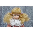 [458119121] Puppe Porzellanpuppe Sammlerpuppe 45 cm Gilde Handwerk gebraucht - gut Bild 6