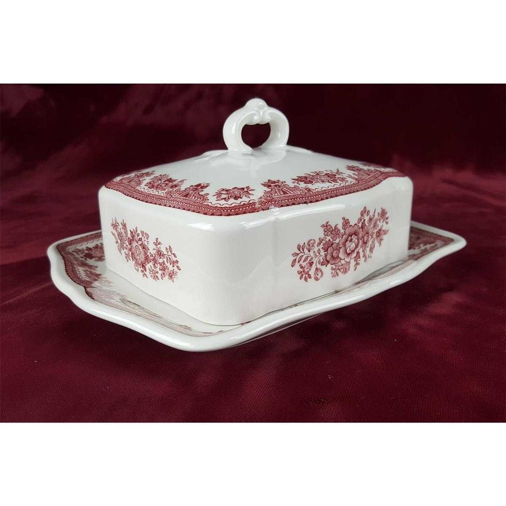 [458119129] Butterglocke 2tlg Villeroy & Boch Fasan Rot neu Bild 3