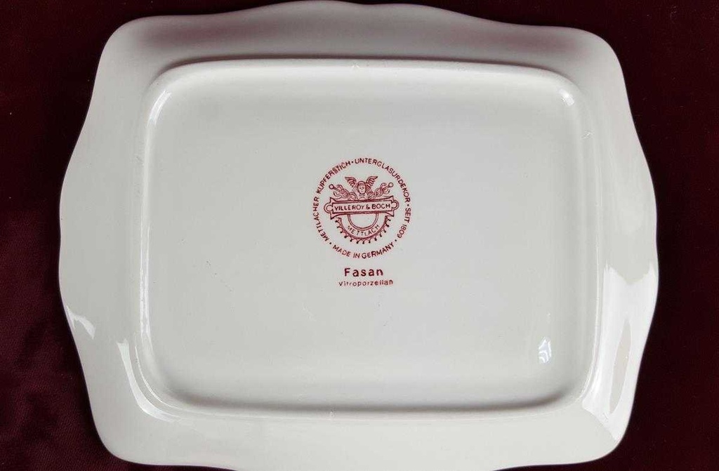 [458119129] Butterglocke 2tlg Villeroy & Boch Fasan Rot neu Bild 5