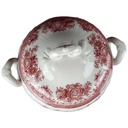 [458119138] Ragoutterrine Servierschüssel mit Deckel 1,3 L Villeroy & Boch Fasan Rot gebraucht - sehr gut Bild 2