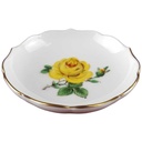 [458119140] Schale Goldrand Meissen Gelbe Rose III. Wahl gebraucht - sehr gut Bild 2