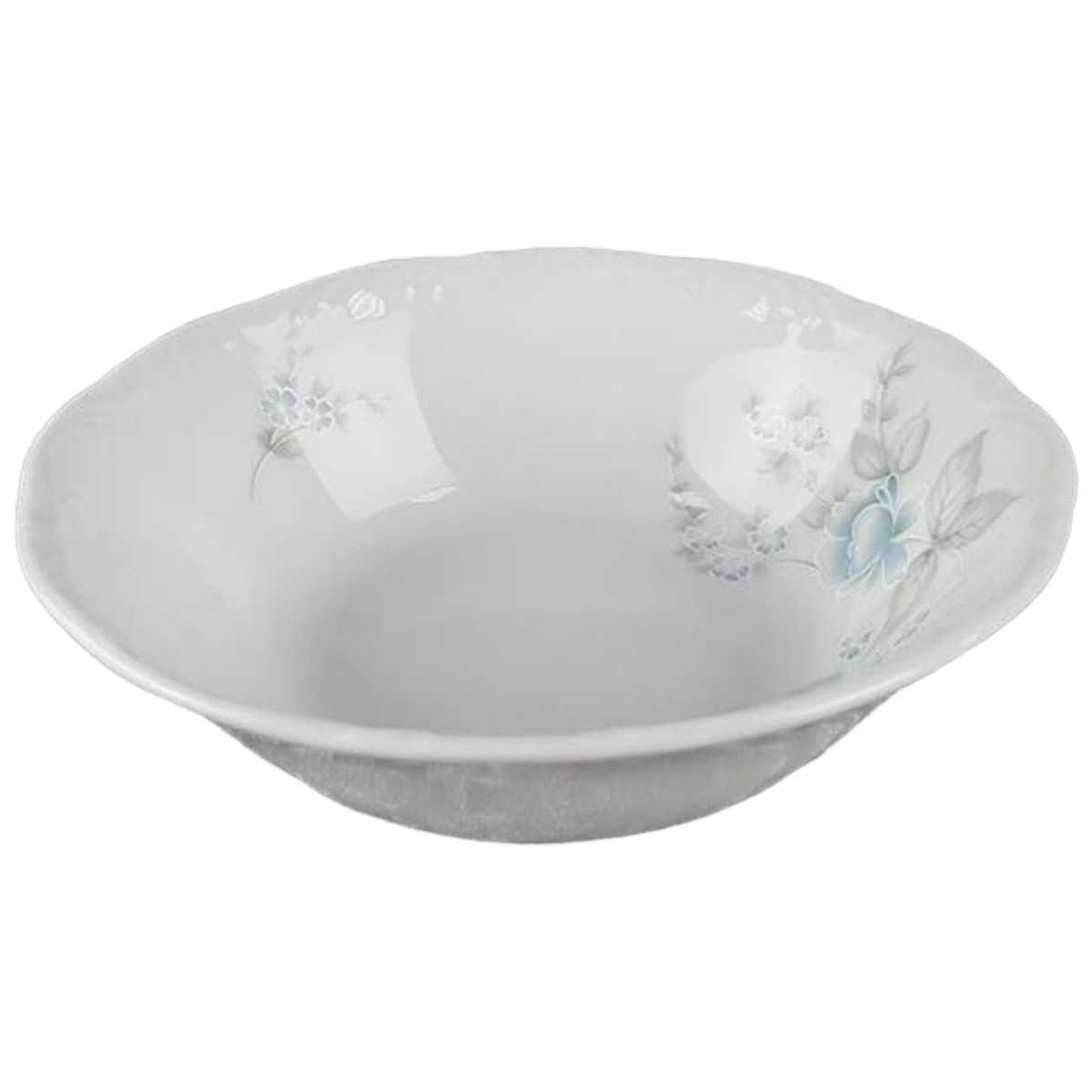 [458119146] Schale Dessertschale 13,2 cm Mitterteich Form 2000 blaugraue Blüte gebraucht - gut Bild 2
