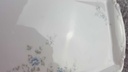 [458119147] Königskuchenplatte 35x16 cm Mitterteich Form 2000 blaugraue Blüte gebraucht - gut Bild 2