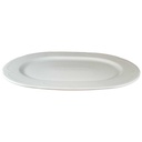 [45811915] Servierplatte Speiseplatte Königskuchenplatte Kuchenplatte 33x23,9 cm Graf von Henneberg Viktoria Weiß gebraucht - neuwertig Bild 2