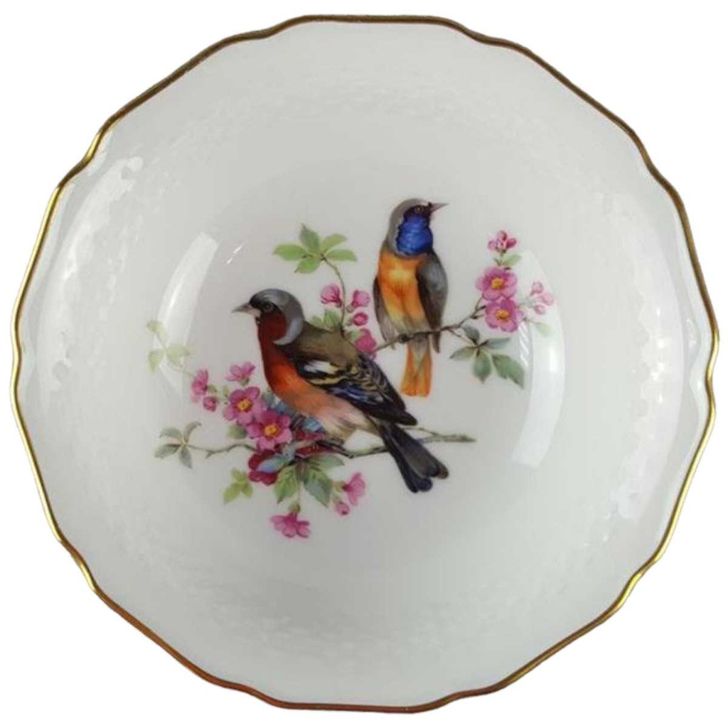 [458119154] Schale Sammelteller Goldrand AK Kaiser Porzellan Sonstiges Blumendekor Vögel gebraucht - sehr gut Bild 2