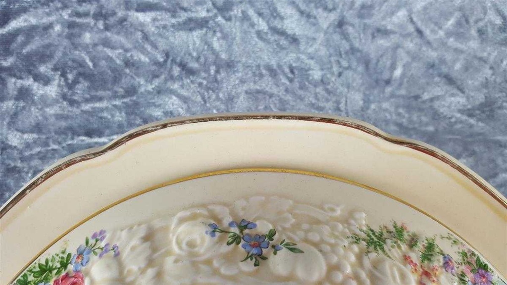 [458119164] Schüssel Terrine Crown Ducal Florentine Rosalie England gebraucht - akzeptabel Bild 6