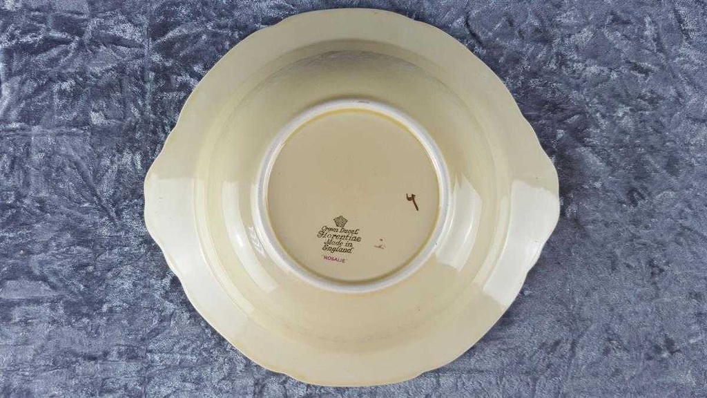 [458119164] Schüssel Terrine Crown Ducal Florentine Rosalie England gebraucht - akzeptabel Bild 9