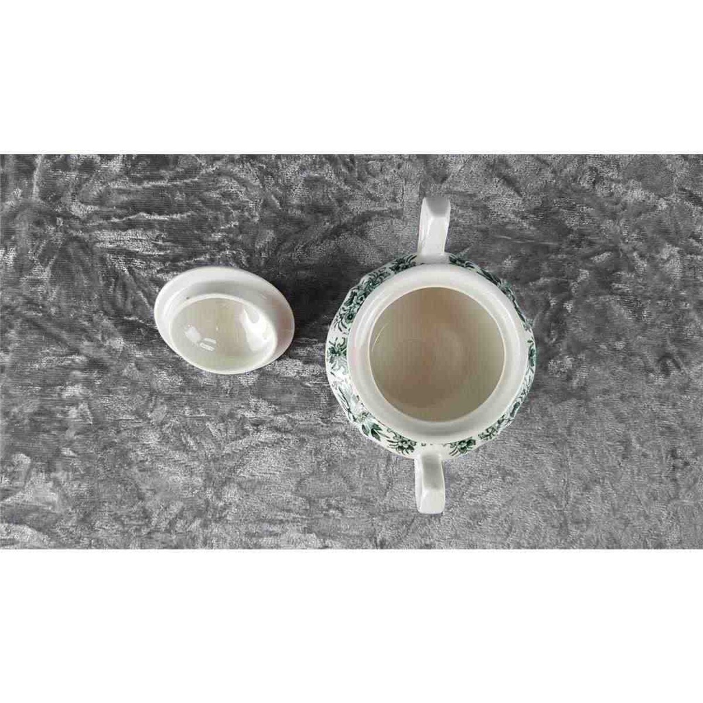 [458119188] Zuckerdose Villeroy & Boch Fasan Grün gebraucht - sehr gut Bild 3