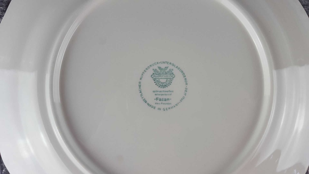 [458119192] Kuchenplatte Villeroy & Boch Fasan Grün gebraucht - akzeptabel Bild 5