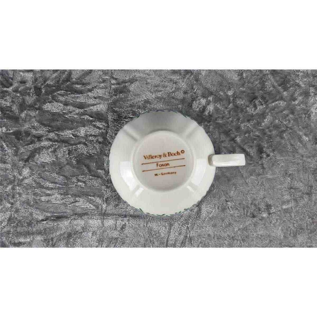 [458119196] Teetasse Tasse Villeroy & Boch Fasan Grün gebraucht - sehr gut Bild 4