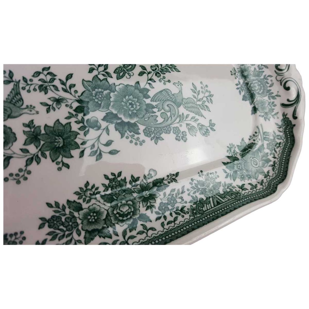 [458119201] Königskuchenplatte Villeroy & Boch Fasan Grün gebraucht - gut Bild 2