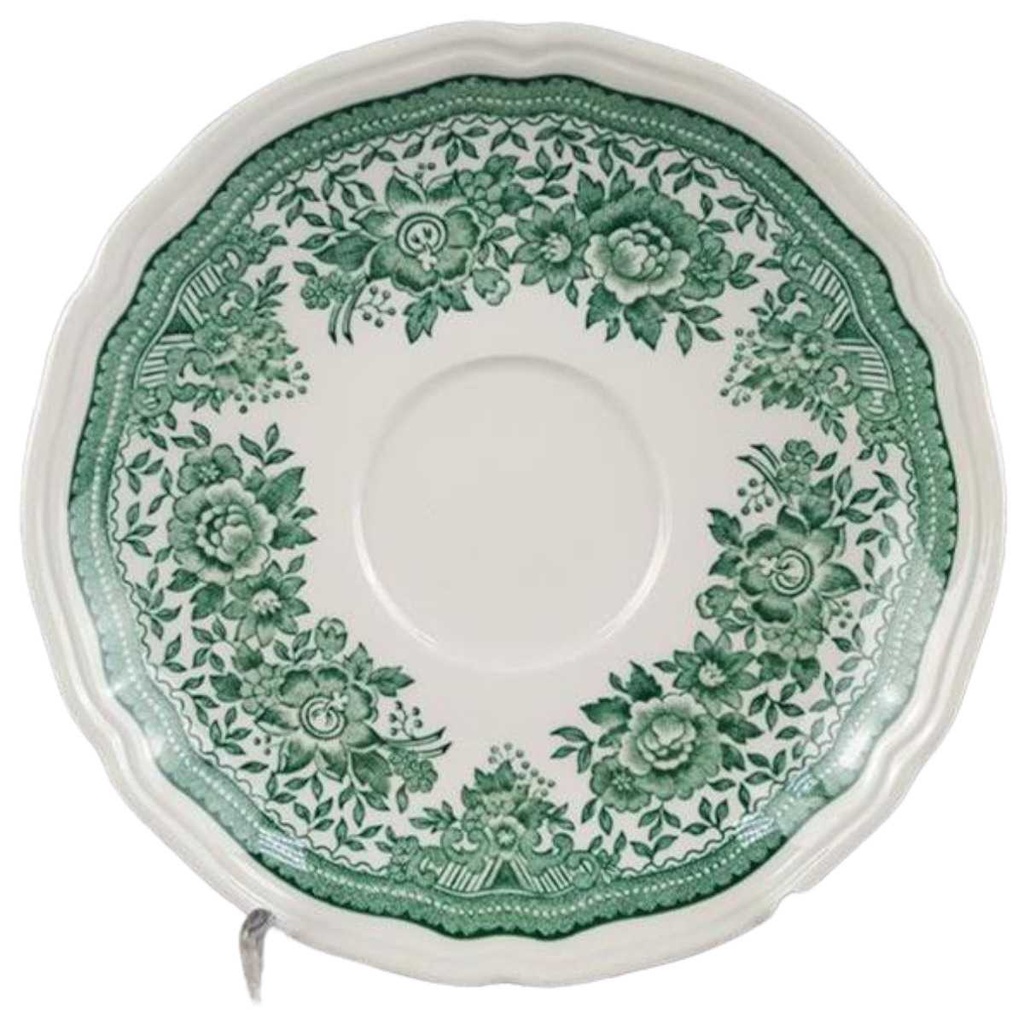 [458119205] Untertasse für Kaffee Tee/Kaffee Villeroy & Boch Fasan Grün Bild 2