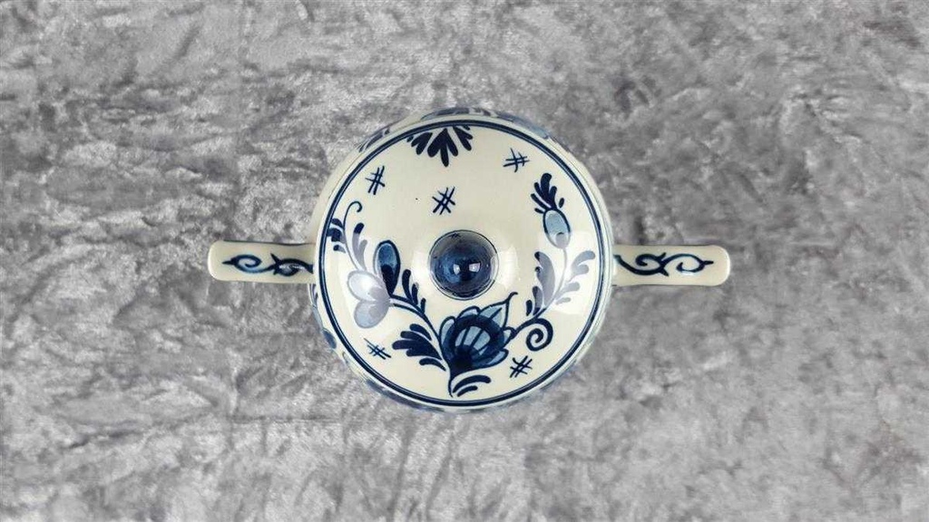 [458119213] Zuckerdose Royal Goedewaagen Blue Delft gebraucht - neuwertig Bild 5