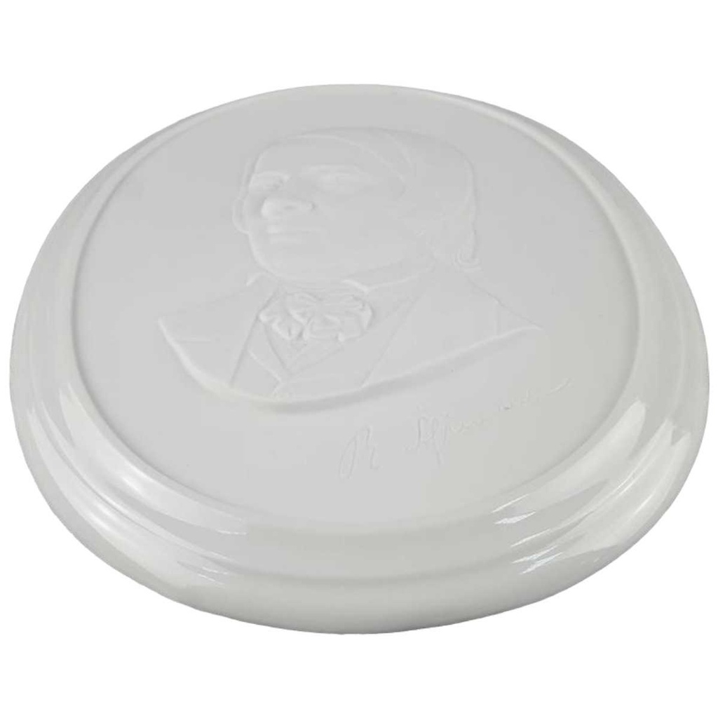[458119217] Wandteller Wandplatte 24,8x19,9 cm Rosenthal Weiß gebraucht - gut Bild 2