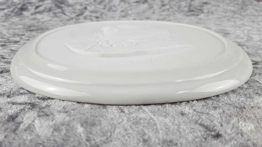 [458119217] Wandteller Wandplatte 24,8x19,9 cm Rosenthal Weiß gebraucht - gut Bild 3