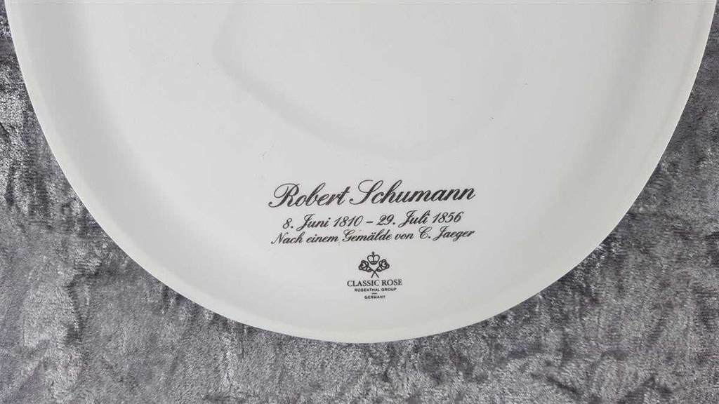 [458119217] Wandteller Wandplatte 24,8x19,9 cm Rosenthal Weiß gebraucht - gut Bild 5