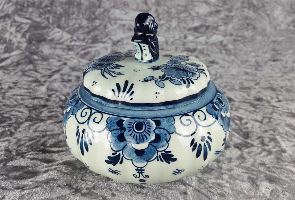 [458119218] Deckeldose Royal Goedewaagen Blue Delft gebraucht - sehr gut Bild 3