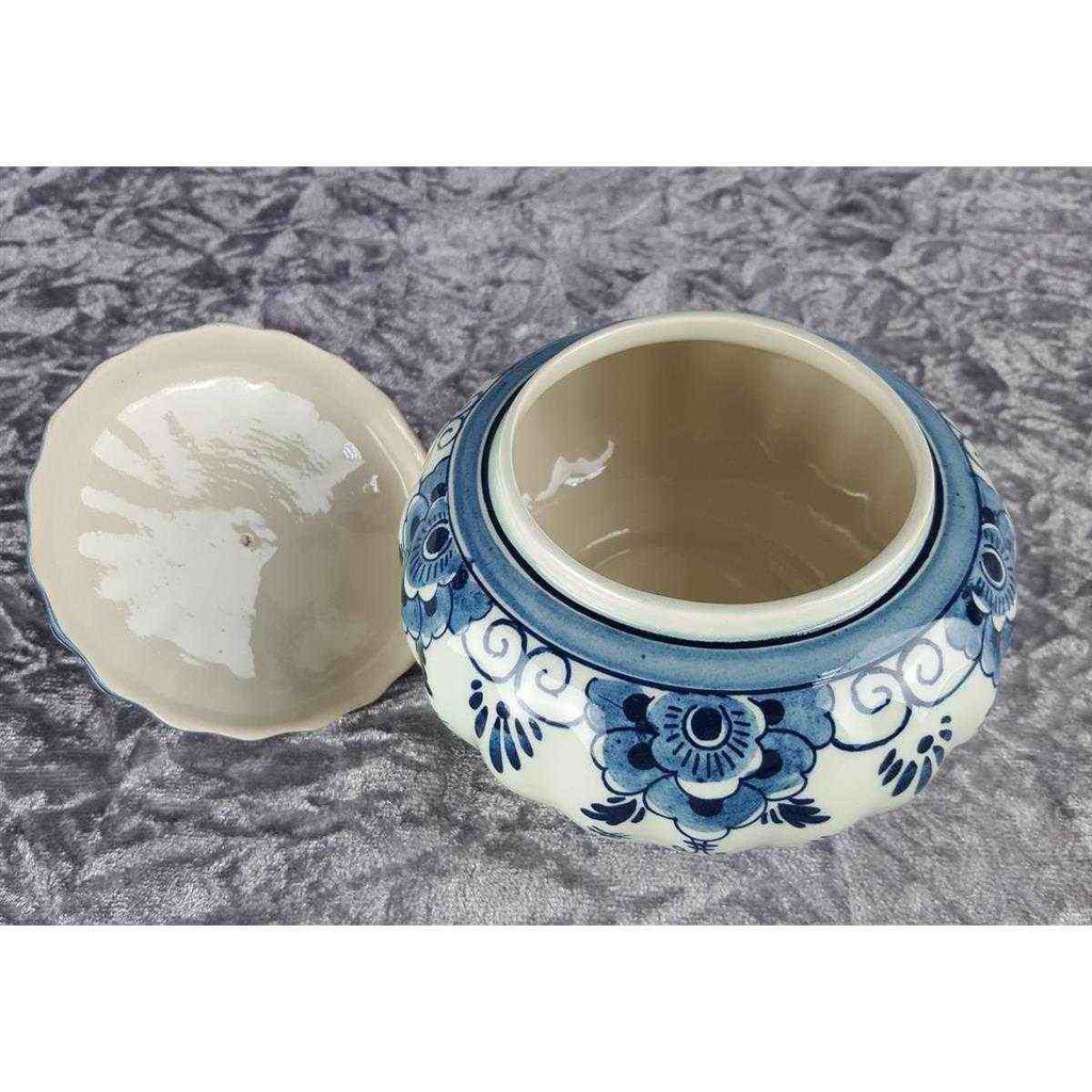 [458119218] Deckeldose Royal Goedewaagen Blue Delft gebraucht - sehr gut Bild 4