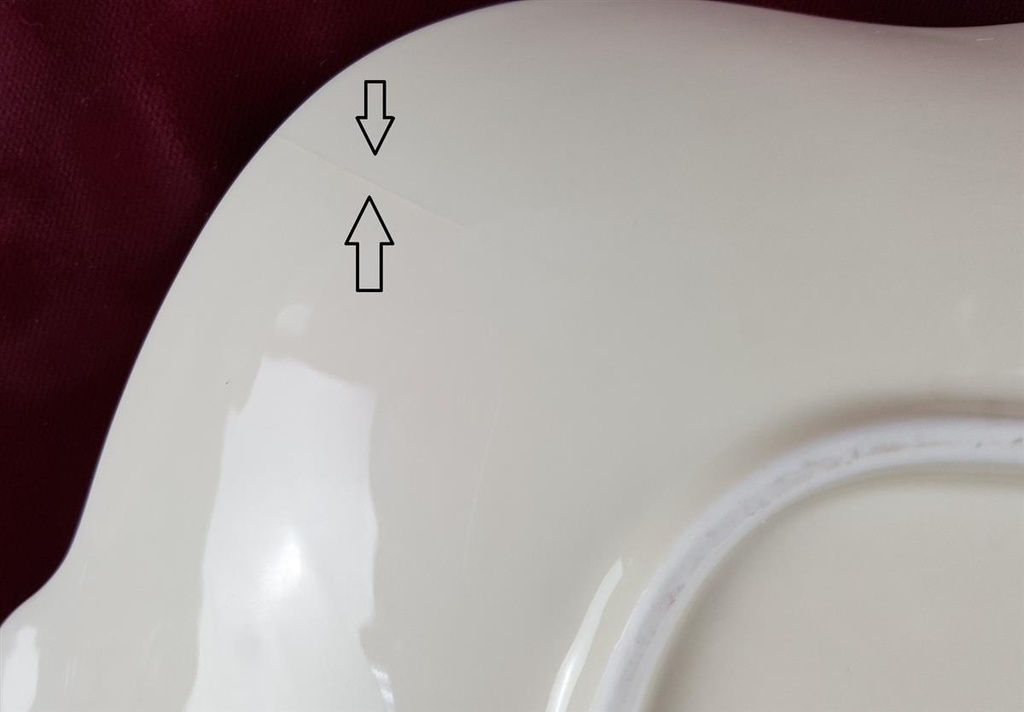 [458119225] Schale Goldrand Bavaria 30 cm Seltmann Weiden gebraucht - gut Bild 4