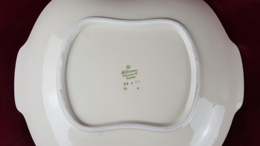 [458119225] Schale Goldrand Bavaria 30 cm Seltmann Weiden gebraucht - gut Bild 6