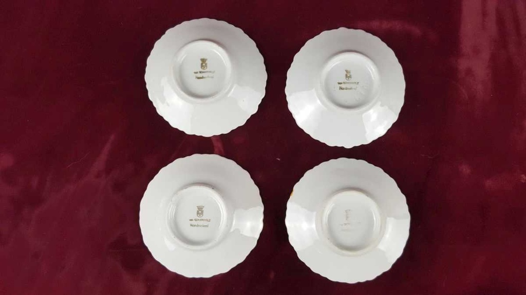 [2118835] 4er Set Kuchenteller Teller klein 9,9 cm Schierholz Einzelteile gebraucht - akzeptabel Bild 6