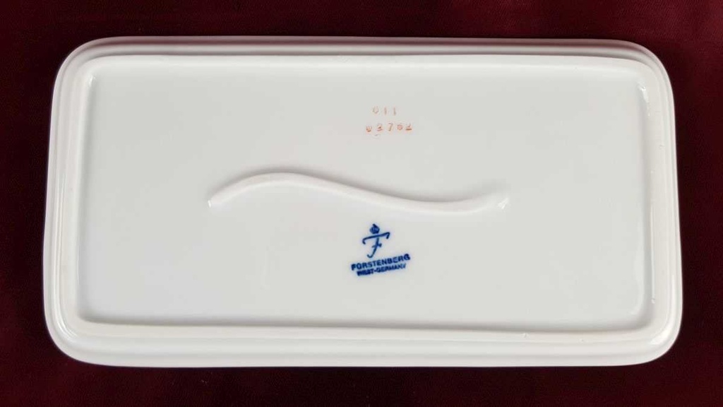 [458119241] Tablett für Milch und Zucker Fürstenberg Alt Schlossgarten 02762 gebraucht - gut Bild 4