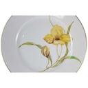 [45811925] Kuchenteller Dessertteller Frühstücksteller 19,4 cm Rosenthal Selb Gelbe Blumen Gelb gebraucht - neuwertig Bild 2