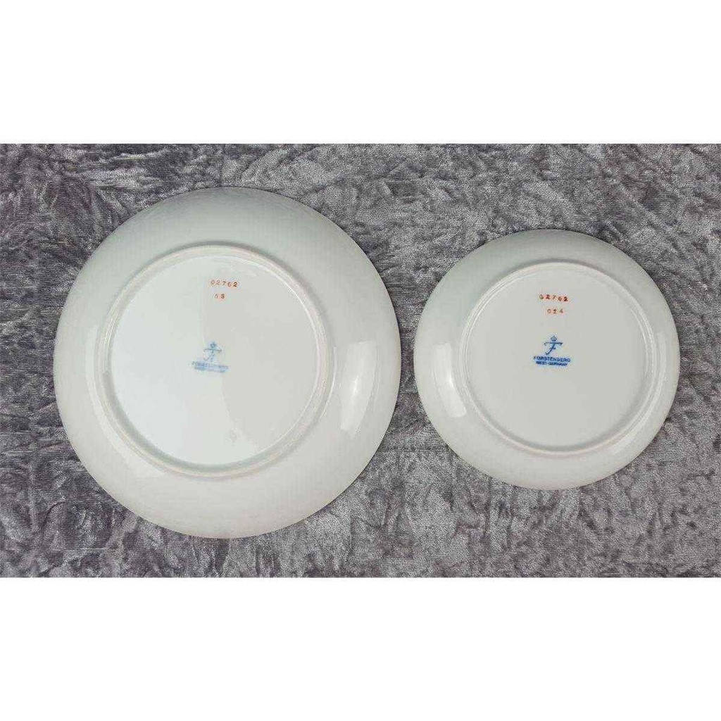 [2118837] 2er Set Teller Fürstenberg Alt Schlossgarten 02762 gebraucht - gut Bild 5