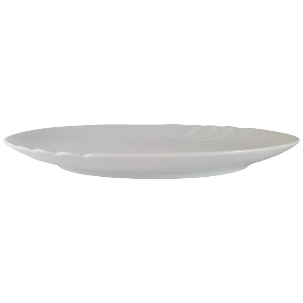 [45811926] Fleischplatte 28,2x19,2 cm Seltmann Weiden Helena Weiße Welle gebraucht - neuwertig Bild 2