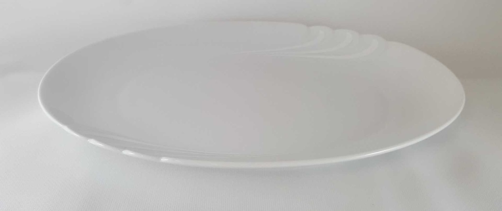 [45811926] Fleischplatte 28,2x19,2 cm Seltmann Weiden Helena Weiße Welle gebraucht - neuwertig Bild 3