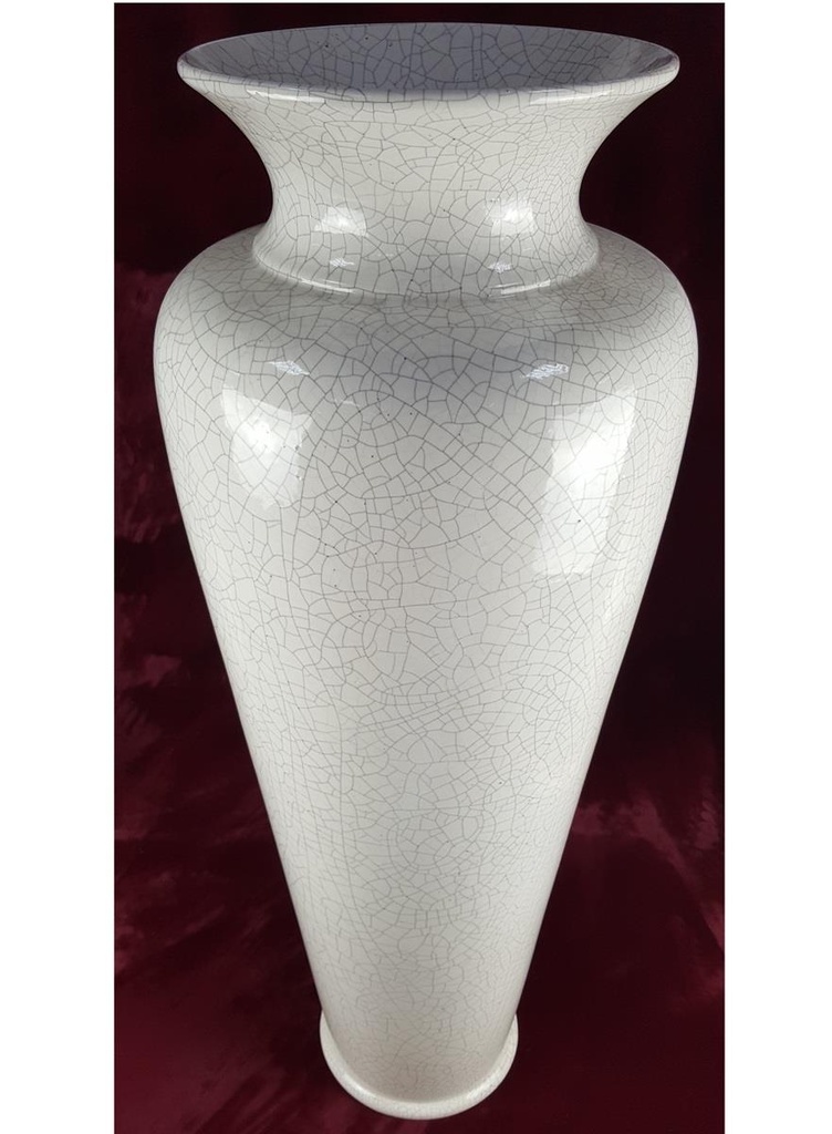 [458119260] Große Bodenvase Blumenvase Keramik Craquele-Optik H 88 cm Bild 2