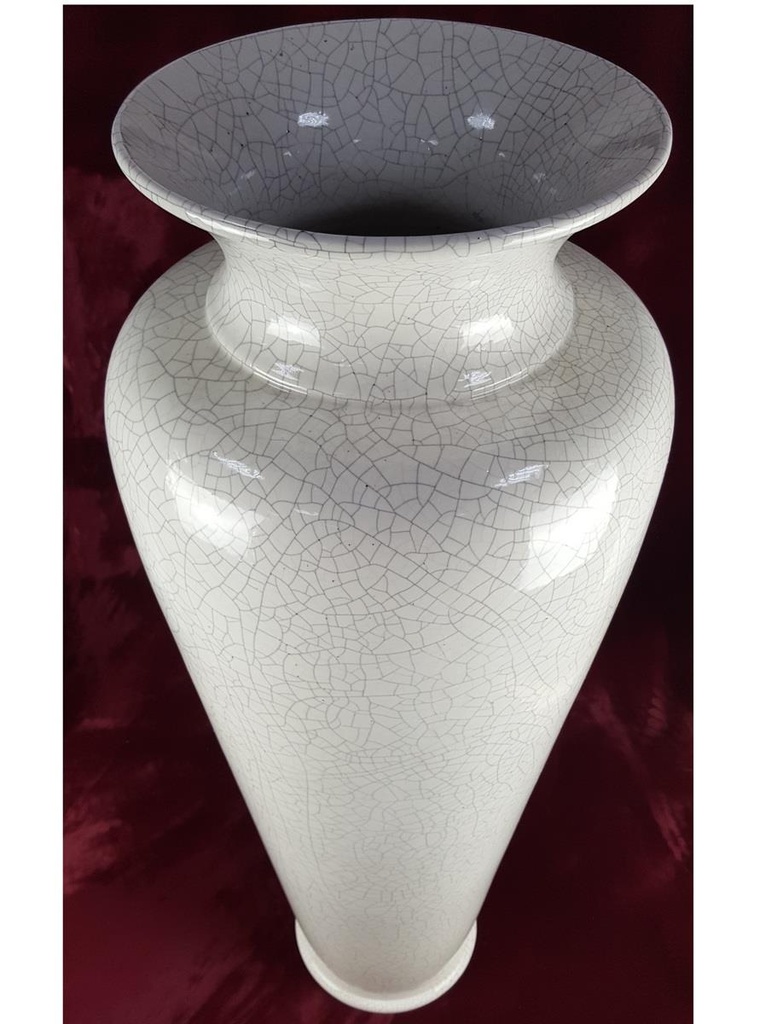[458119260] Große Bodenvase Blumenvase Keramik Craquele-Optik H 88 cm Bild 3